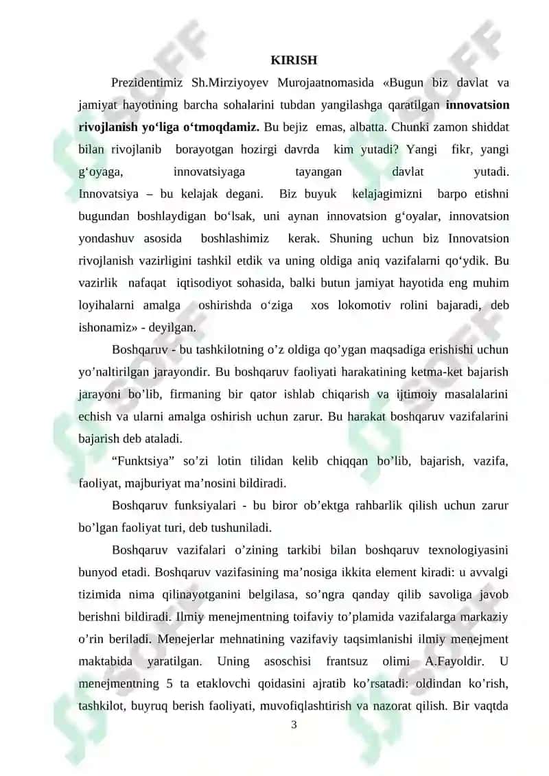 Boshqarish turlari va vazifalari 3