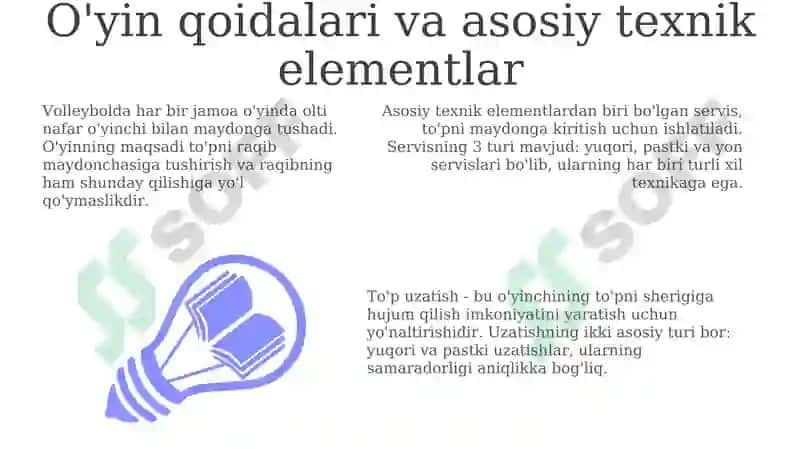 Volleyballni tahlil qilish, Baholash va Rivojlantirish 3