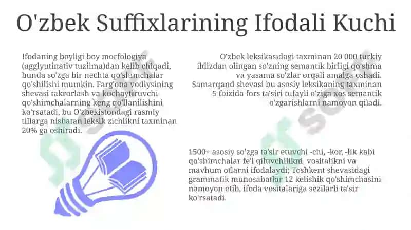 O'zbek Suffixlarining Ifodali Kuchi 3