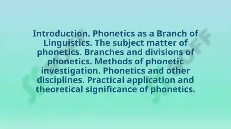 Introduction to Phonetics 3