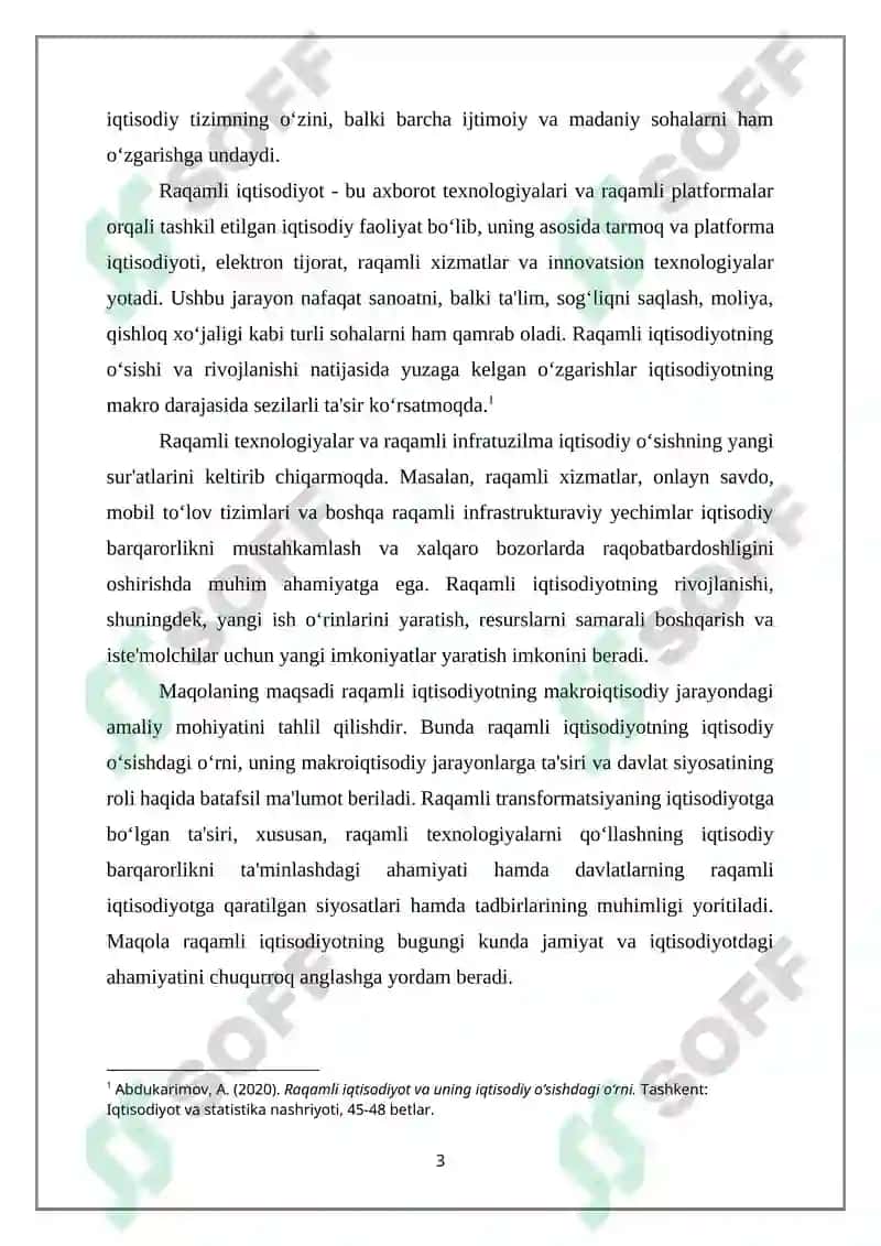 RAQAMLI IQTISODIYOTNING MAKROIQTISODIY JARAYONDAGI AMALIY MOHIYATI 3