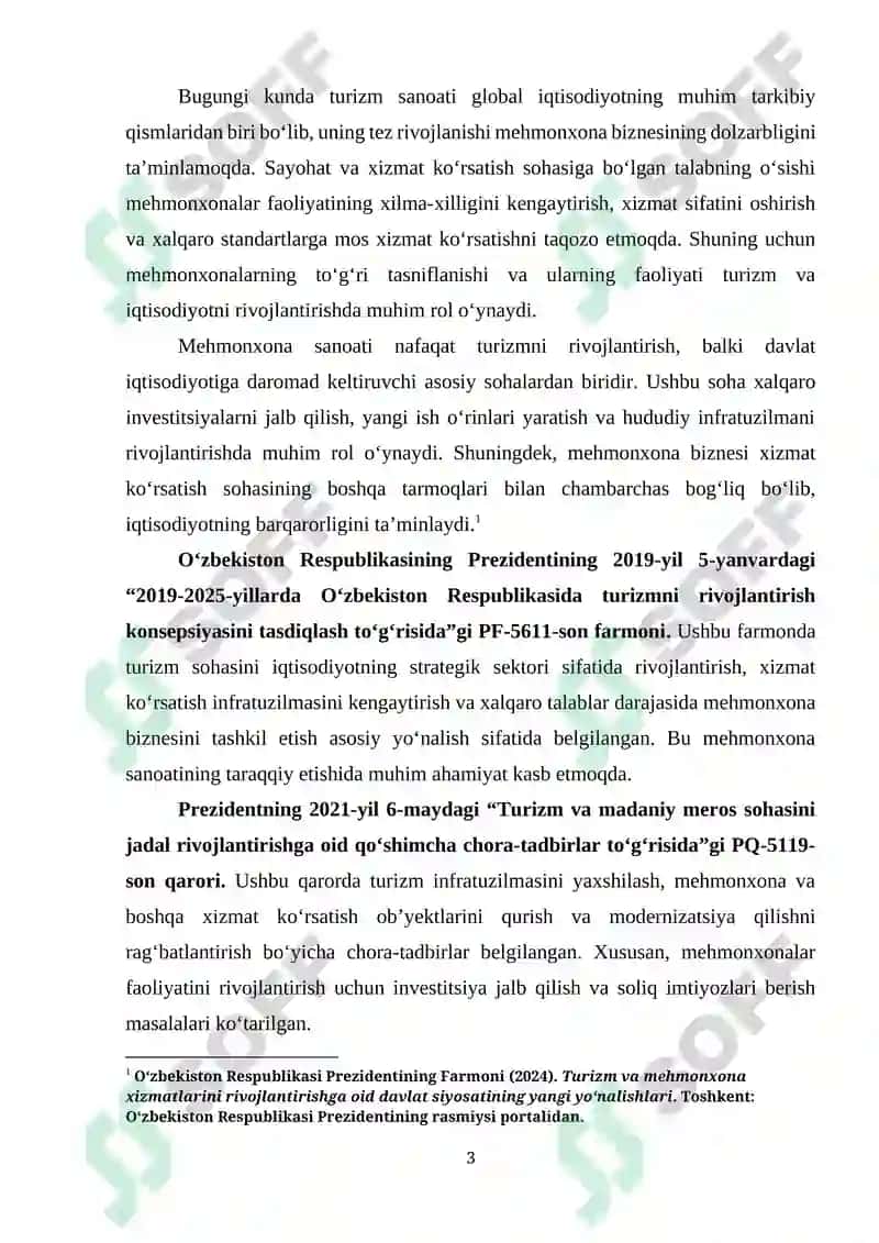 "MEHMONXONALARNING TURLARI VA TASNIFLANISHI" 3