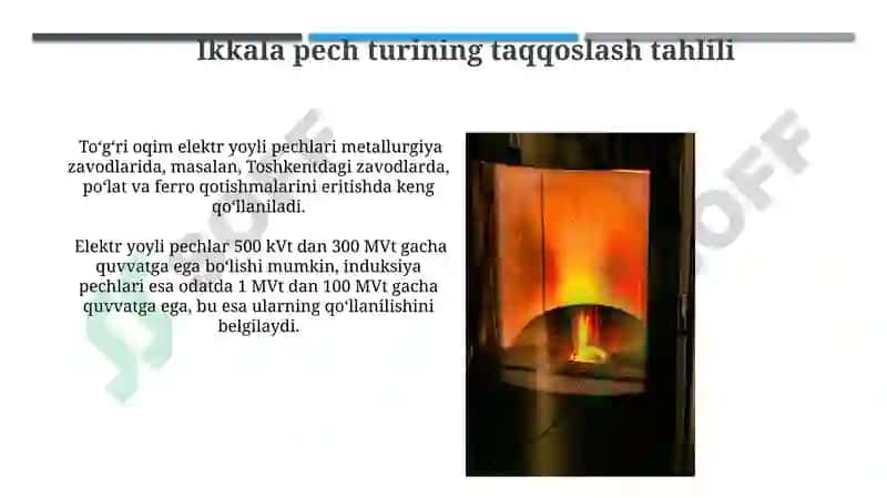 Elektr yoyli pech va induksion elektr pechlar 3