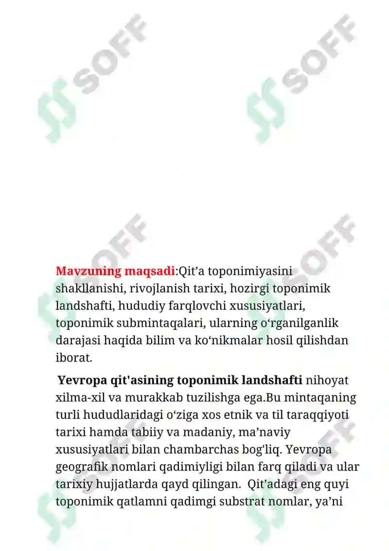 Yevropa toponimiyasi 3