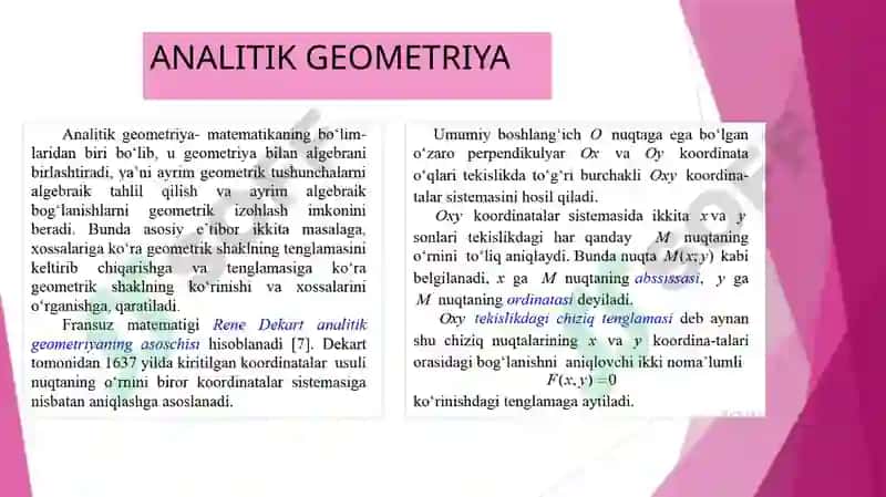 Analitik geometriya elementlari 3
