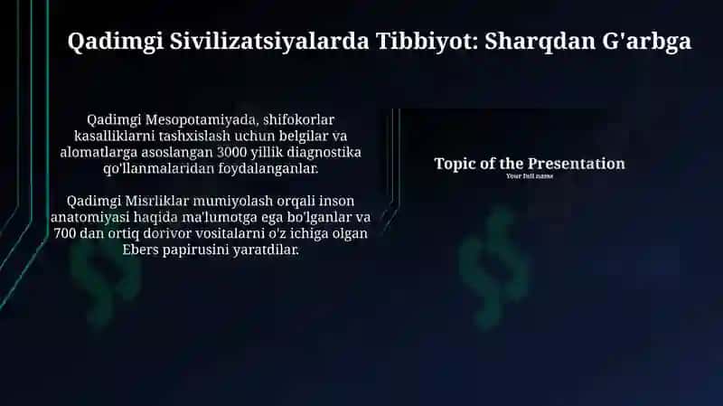 Qadimgi dunyoda tibbiyot va farmatsiya rivoji 3