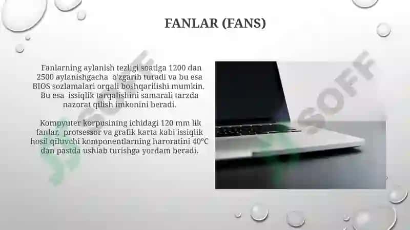 Shaxsiy kompyuterlar tizimli blokining asosiy tashkil etuvchilari 3