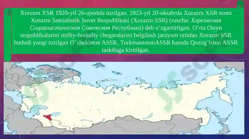 XXSR va BXSRning tashkili 3
