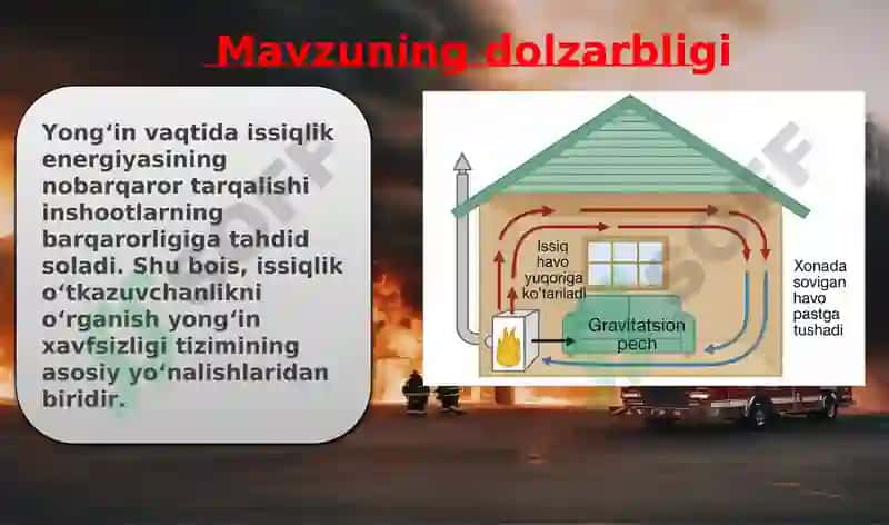 Barqaror va Nobarqaror issiqlik o'tkazuvchanlik hodisasi slayd 3