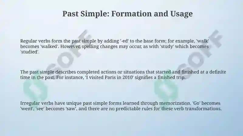 Past simple 3