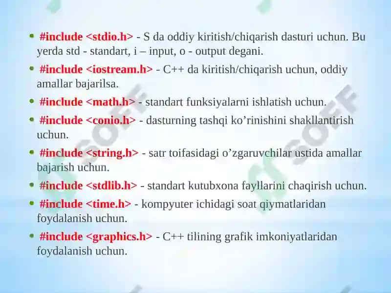 Dasturlashga kirish 3