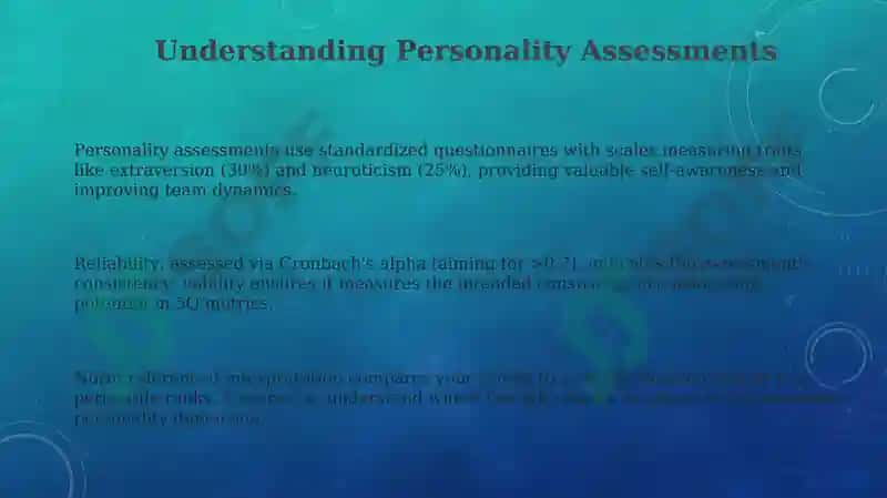 Personality Assessment Information 3