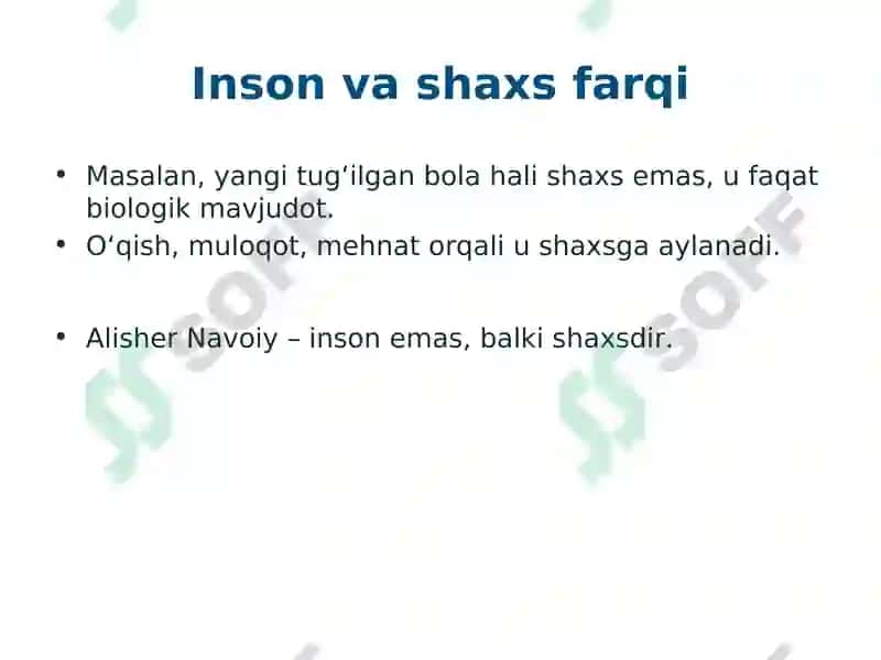 Shaxs va uning psixologiyasi 3