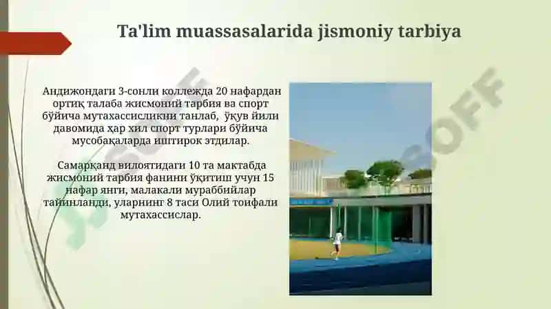 Jismoniy tarbiya va sportni tashkil etish 3