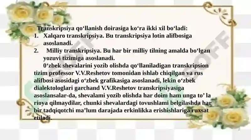 Transkipsiyava uning turlari 3