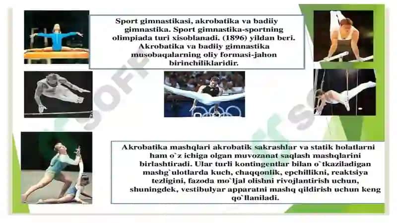 Gimnastikava uni o’qitish. 3
