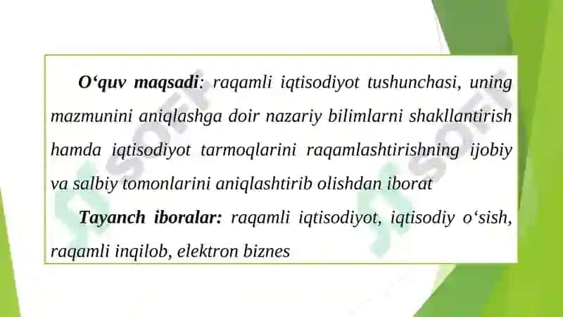Milliy iqtisodiyotni raqamlashtirish 3