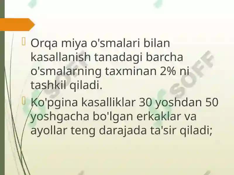 Orqa miya o’smalari 3
