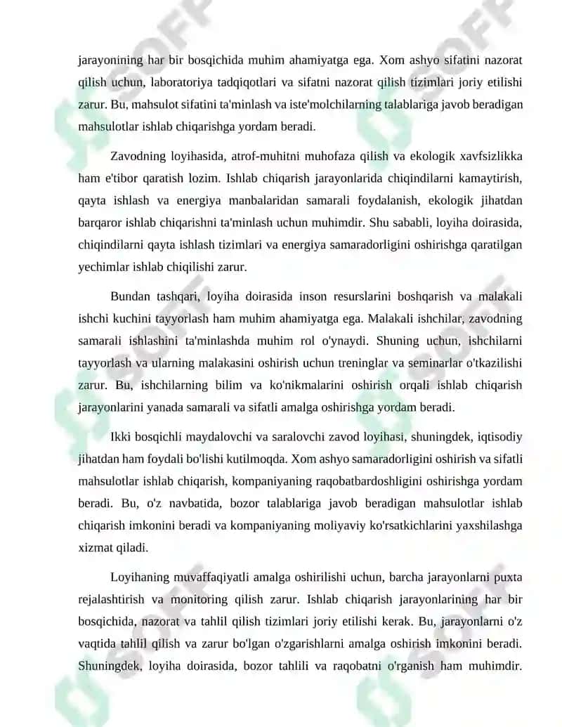 Ikki bosqichli maydalovchi va saralovchi zavod loyihasi 3