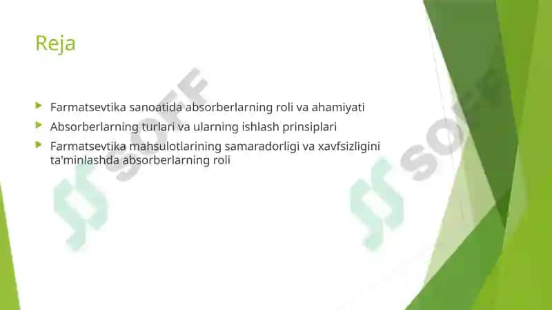 Absorberlarning farmatsevtika sanoatida qo'llanishi 3