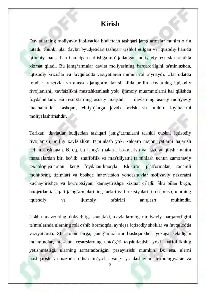 Budjetdan tashqari jamgʻarmalarning asosiy turlari va funktsiyalari 3