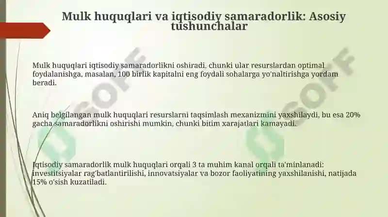 Mulk huquqining iqtisodiy samaradorlikka ta’siri 3