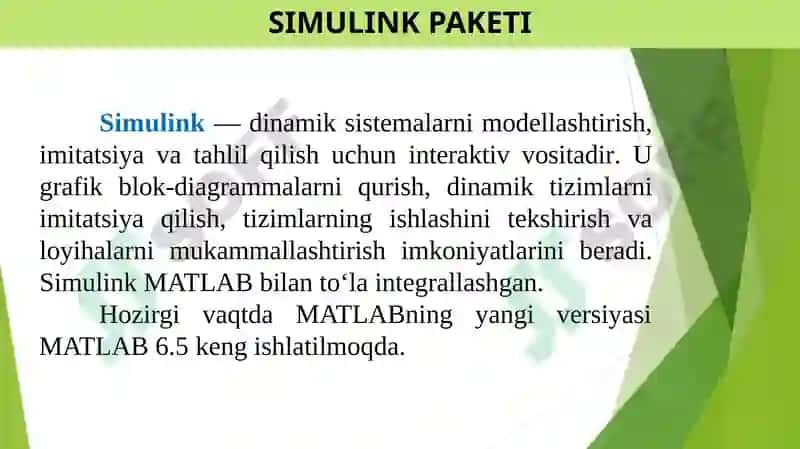 SIMULINK PAKETI 3