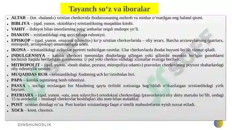 Xristianlikning Paydo Bo‘lishi, Ta’limot va Manbalari 3