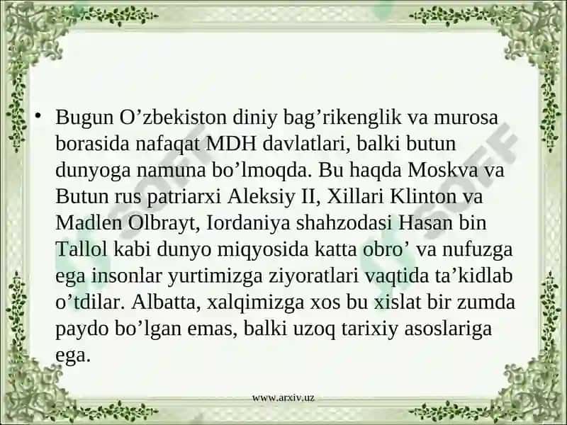 Davlat va din 3