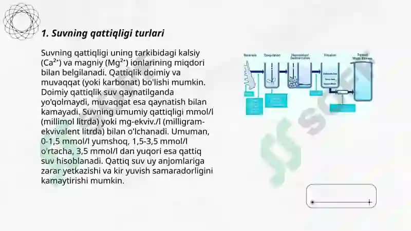 Suvning qattiqligi va uni yumshatishning texnikadagi ahamyati 3