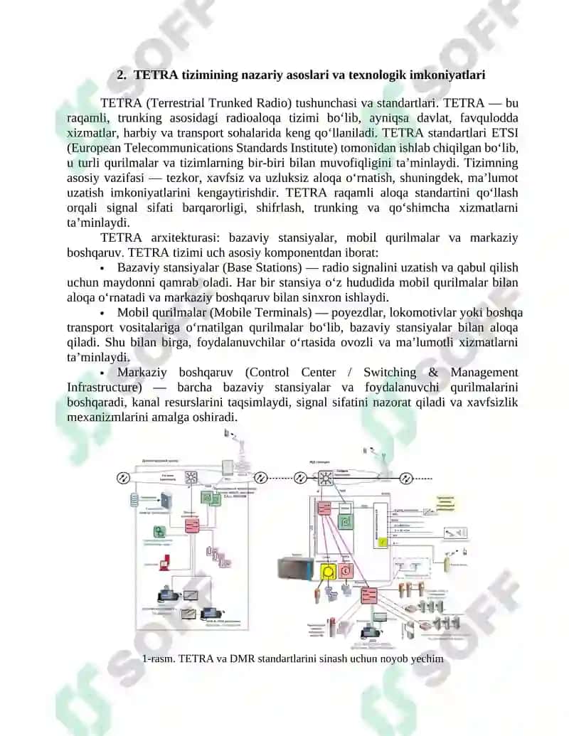 TETRA tizimining temir yo‘l transportidagi amaliy qo‘llanilishi. 3