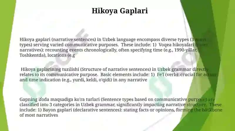 Hikoya gaplari 3