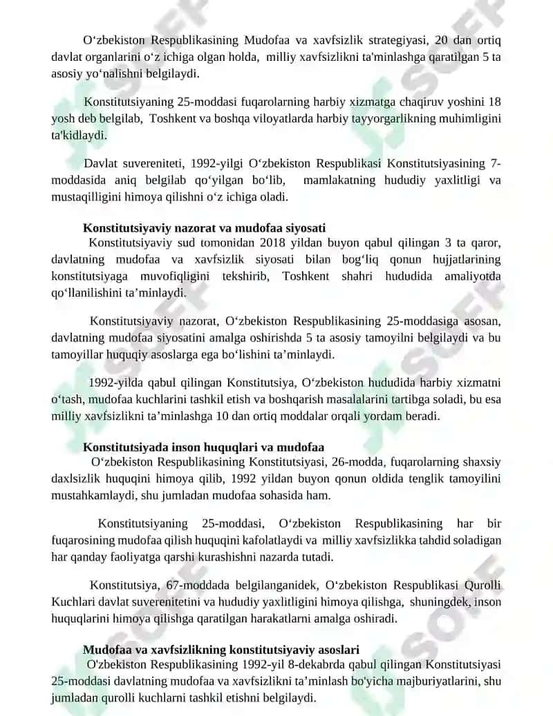 Milliy xavfsizlik tizimi va uning konstitutsiyaviy kafolatlari 3