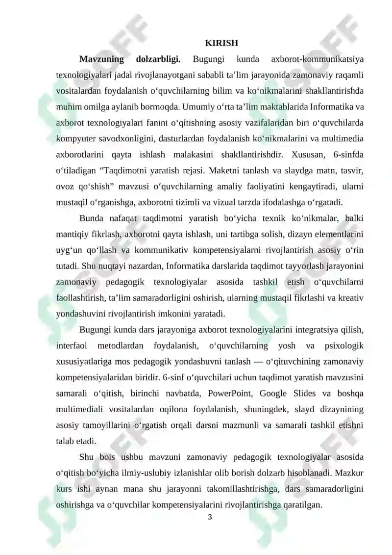 Taqdimotni yaratish rejasi. Maketni tanlash va slaydga matn, tasvir, ovoz qo‘shish 3