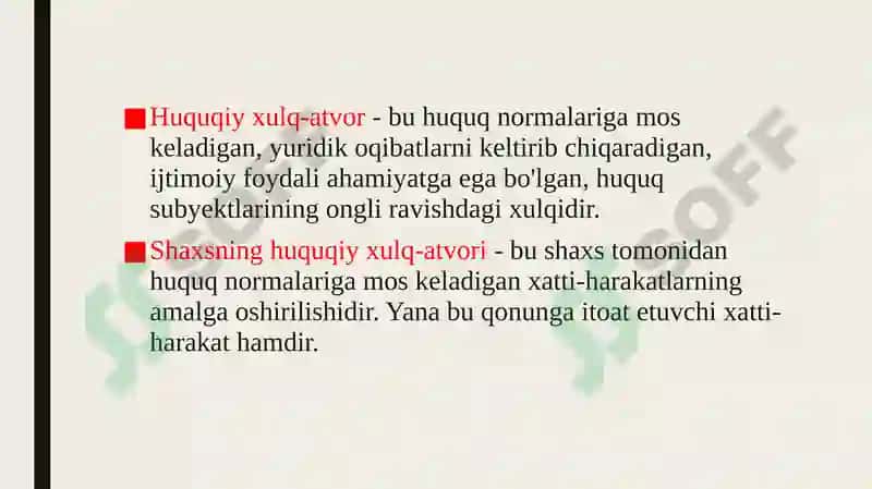HUQUQIYXULQ-ATVOR HUQUQBUZARLIKVA YURIDIK JAVOBGARLIK 3