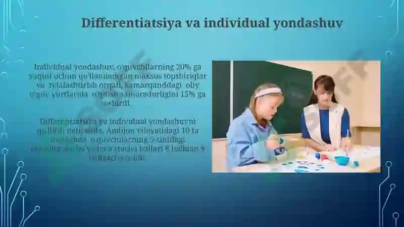 Differentiatsiya va individual yondashuv 3