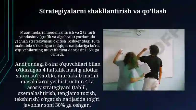 Matеmatikaviy matn masalalarni yechishga o'rgatish metodikasi 3