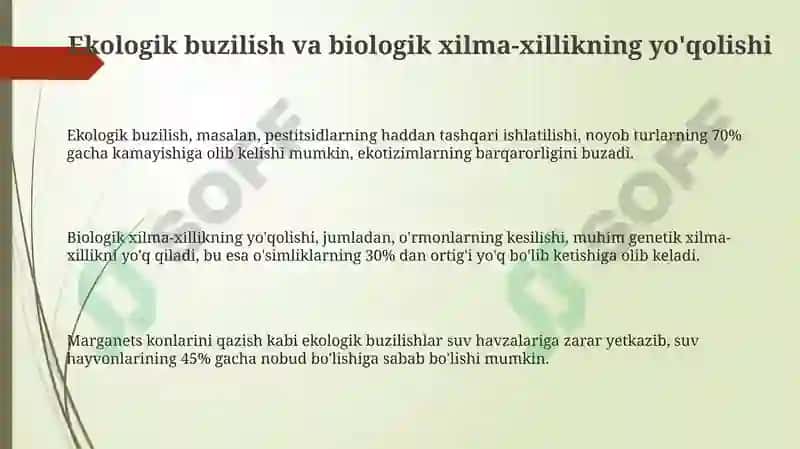 Tabiiy resurslardan ortiqcha foydalanishning oqibatlari 3