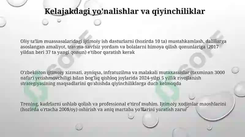 O'zbekistonda ijtimoiy ishning shakillanishi va rivojlanishi 3
