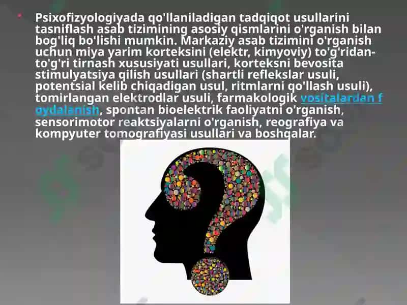 Psixofiziologiyaning zamonaviy tadqiqot usullari 3