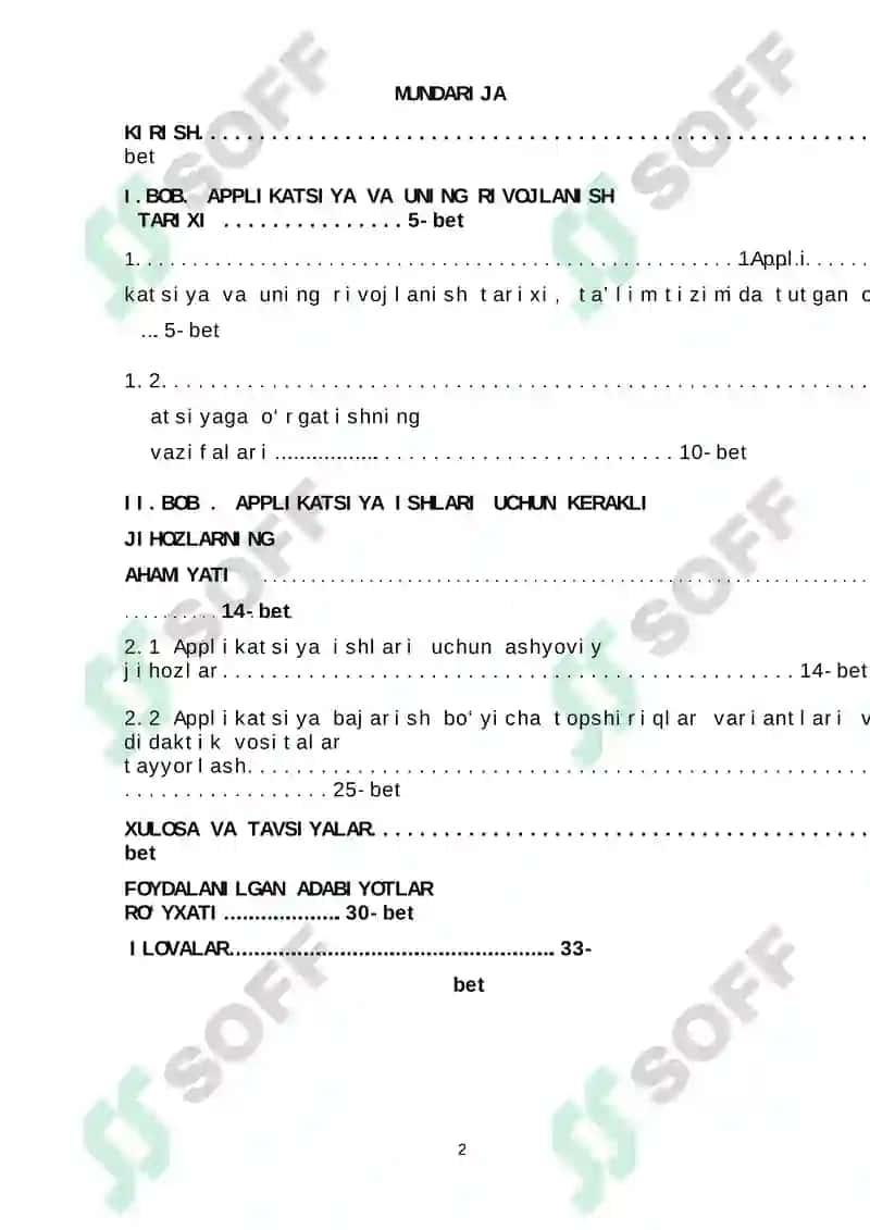 APPLIKATSIYA ISHLARI UCHUN KERAKLI JIHOZLARNING AHAMIYATI 3