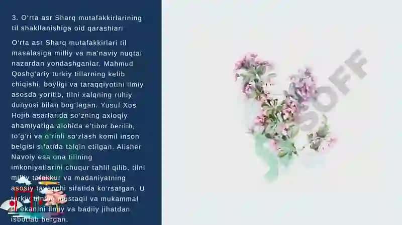 Sharqmutafakkirlarining til shakllanishi 3
