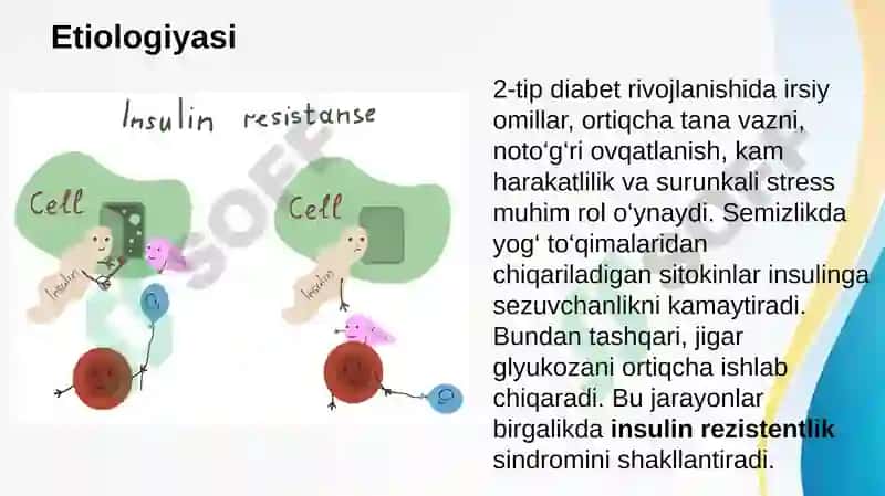Qandli diabet. Kasallik simptomatikasi va tekshiruv usullari 3