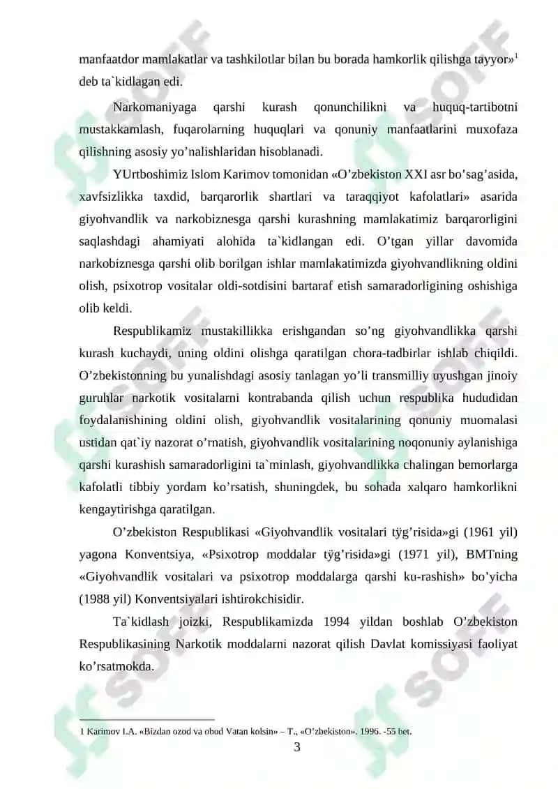 Giyohvandlikning oldini olish 3