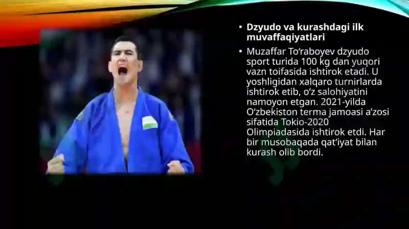 MUZAFFAR TO‘RABOYEV HAYOTI 3