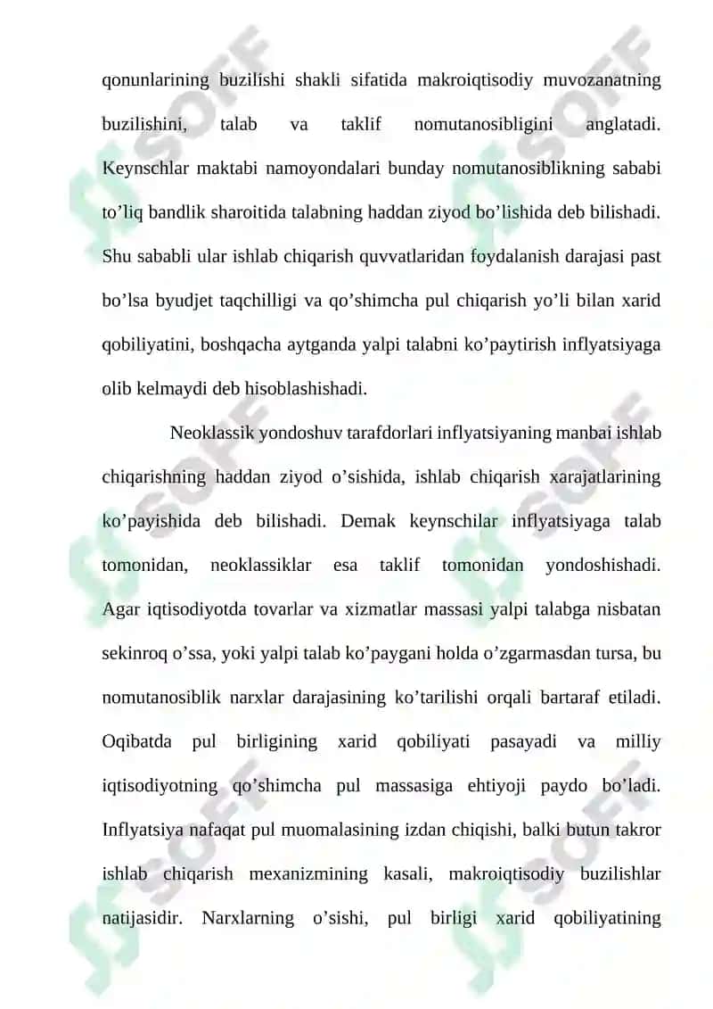 Inflyatsiya va uning namoyon bo’lish shakllari 3