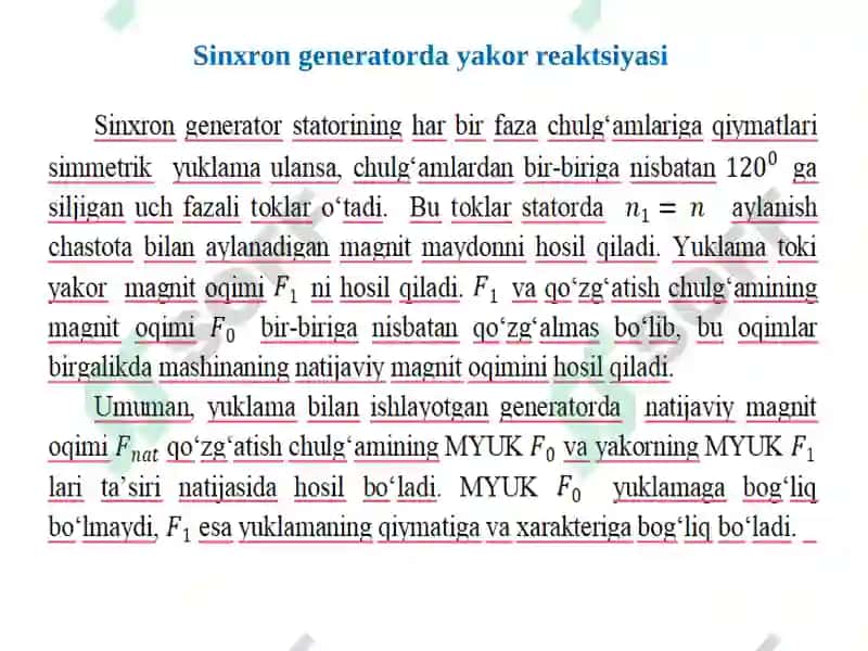Sinxrоn Generatоr 3