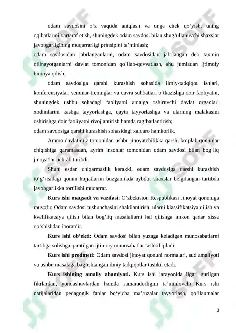 Odam savdosi 3