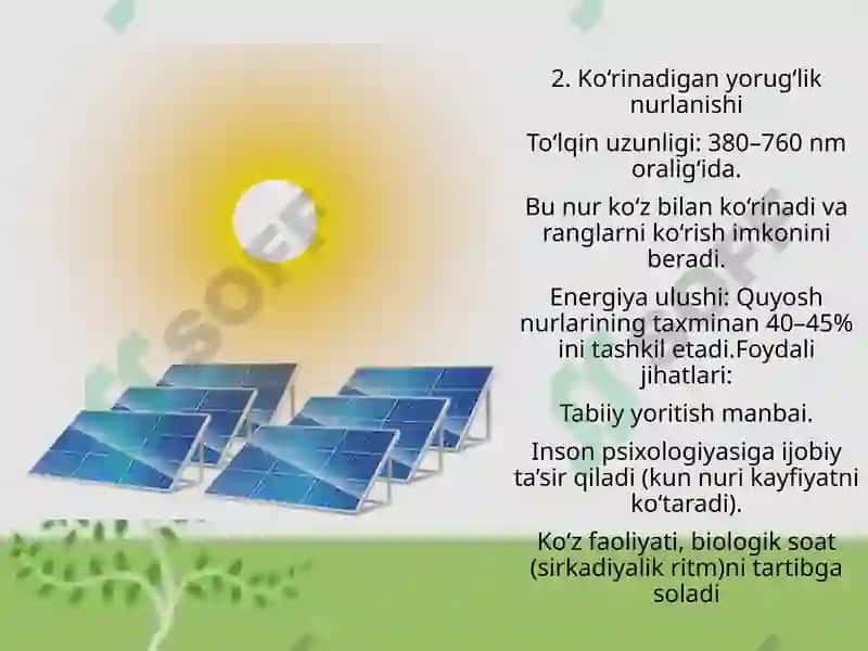 Quyosh radiatsiyasi va uning gigiyenik ahamiyati 3