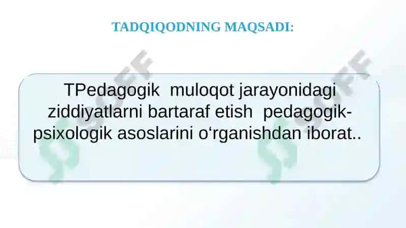 PEDAGOGIK  MULOQOT VA SHAXSLARARO ZIDDIYATLAR 3